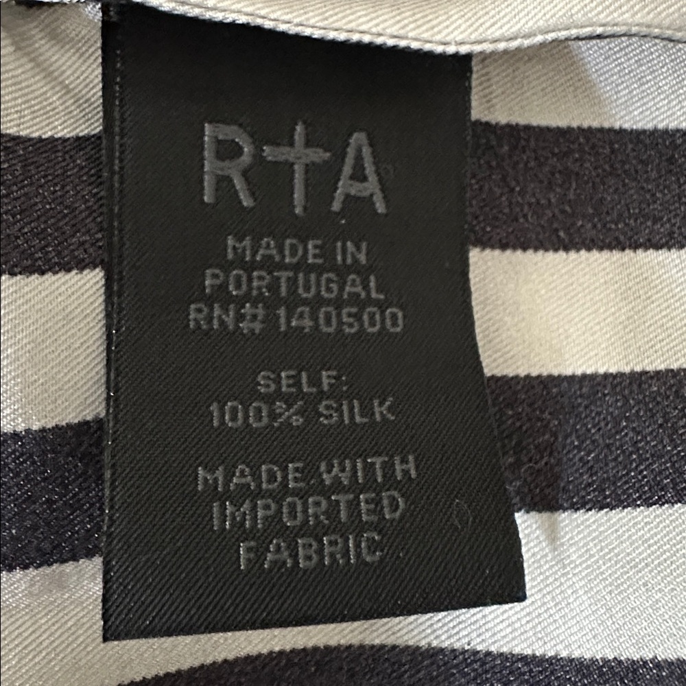RtA striped silk robe - Picture 5 of 5